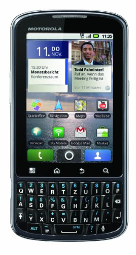 Motorola Pro Smartphone (7,8 cm (3,1 Zoll) Display, Touchscreen, 5 Megapixel) schwarz
