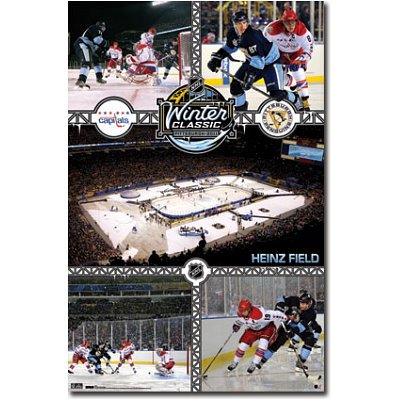 (22x34) 2011 NHL Winter Classic Washington Capitals Pittsburgh Penguins Sports Poster Print Poster Print, 22x34