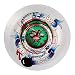 Ed Hardy Candle Glass Mushroom Tealight Holder, Love Kills Clock