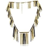 nOir Artisian dangle necklace