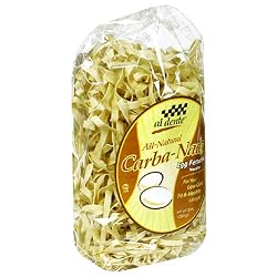 Al Dente Carba-Nada Egg Fettuccine, 10-Ounce Bags (Pack of 6)
