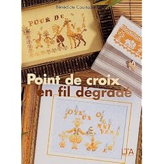 Point de croix en fil d�grad�