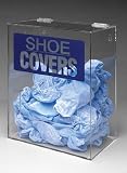 Acrylic shoe cover dispenser