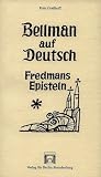 book cover Bellmann auf Deutsch. Fredmans Episteln. - Fritz Graßhoff