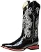 Ferrini Men's Print Gator Black Western Boot