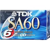 TDK SA-60S Cassette Tape Bonus Pack