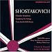 Search : Shostakovich: String Quartet No 8 Op110; From Jewish Folk Poetry Op79