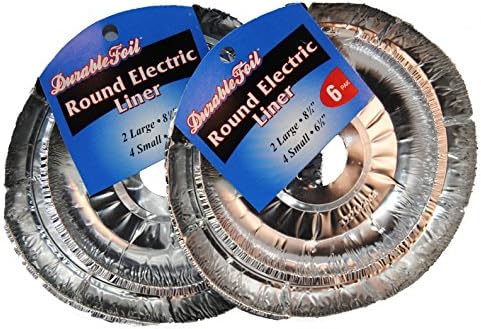 Durable Foil Electric Liners 4 Large and 8 Small