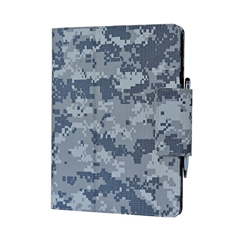 i-UniK CASE for E FUN Nextbook 10.1" Intel Quad Core 2-In-1 Detachable Tablet CASE (NXW10QC32G) with Bonus Stylus [Support Auto Sleep Awake] - (ACU CAMO)