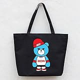 韓流グッズ 可愛 ファッション VIP hiphop IKON BOBBY/B.I SHOW TIME バッグ ハンドバッグ (ブラック)