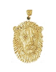 CleverEves 14K Gold Pendant Lion Head 11.4 - Gram(s)