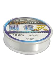 Sports: 8.0# Clear Nylon Thread 0.50mm Dia 32Kg Fishing Line Spool 100M - Como