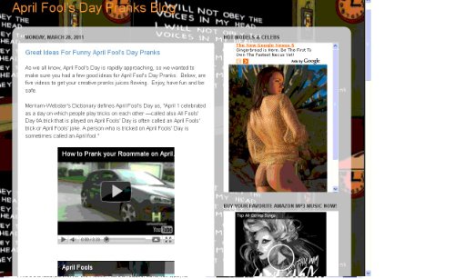 April Fool's Day Pranks Blog