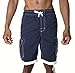 Alki'i Men's Boardshorts - Solid Colors Team USA, X-Large, Navy