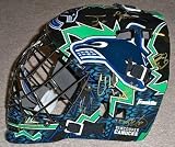 2012 VANCOUVER CANUCKS Team Signed Goalie Mask w/COA - LUONGO - Autographed NHL Helmets and Masks