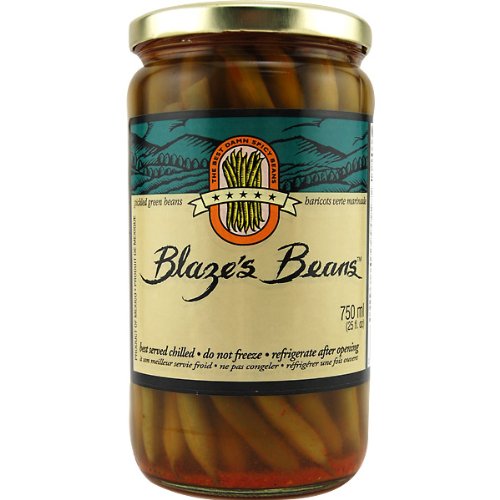 Blaze's Beans Pickled Green Beans - 25 oz Jar