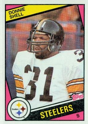 1984 Topps #170 Donnie Shell - Pittsburgh Steelers (Football Cards)