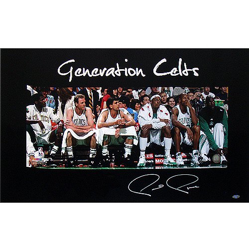 Steiner Boston Celtics Paul Pierce Autographed 18X24 Photo