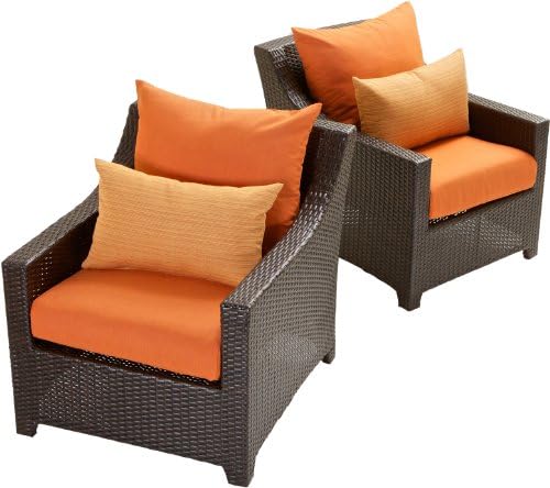 RST Brands OP-PECLB2-TKA-K Deco Club Chairs - Tikka