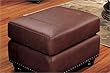 Hudson Bay Leather Ottoman By Coaster Furniture