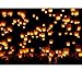 Olym Store(TM) 20 Pcs Chinese Sky Fly Fire Paper Lanterns Wish Balloon Wishing Lamp for Wedding Birthday Christmas Party White