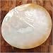 Fancy Mother of Pearl Hand-Carved Serving Plate with 3 Sterling Silver Legs - 6 inch