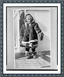 Historic Print (M): Mukpie - Point Barrow Eskimo girl, youngest person aboard and one of the survivors of th