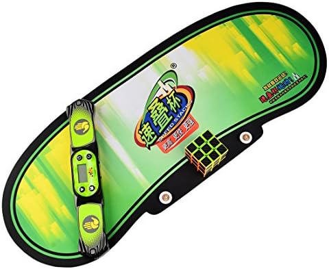 Magic Cube Timer Mat Set of 3, Haip Professional Speed Cube Timer 3rd Speed Cups Mat Magic Cube Set