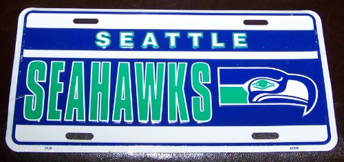 SEATTLE SEAHAWKS NFL FOOTBALL LICENSE PLATE