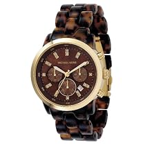 Buy Cheap Michael Kors Quartz Brown Gem Dial Tortoiseshell Band - Women's Watch MK5216 with FREE Shipping!