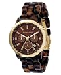 Michael Kors Quartz Brown Gem Dial Tortoiseshell Band - Women's Watch MK5216