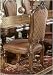 Kitchen & Housewares : AICO 34003 Tuscano Side Chair in Biscotti