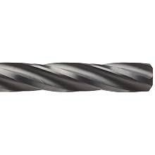 Union Butterfield T400 High Speed Steel Core Drill Bit, Black Oxide Finish, Morse Taper Shank, Spiral Flute, 118 Degree Point Angle, 1 3/8"