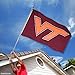 Virginia Tech Hokies Nylon Embroidered Flag