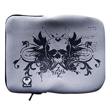 Isis Dei The Rocker Neoprene Notebook Computer Sleeve - Gray/ Black (ROCNE015)