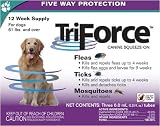 TriForce Squeeze-On - Dogs 60 lbs + - 12 Week Supply