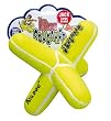 KONG Air Dog Squeaker Jack Dog Toy, Large, Yellow