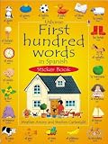 First 100 Words in Spanish Sticker Book (First Hundred Words Sticker Books)