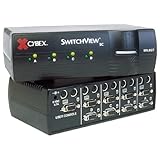 4port Cybex Secure Switchviewsc KVM PS2/ser 1user Pc with Security