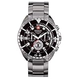 Swiss Military Hanowa Mens Sealander 316L Stainless Steel Black Dial Watch #06-5096-04-007 by Swiss Military Hanowa