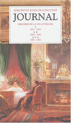 Journal des Goncourt, coffret de 3 volumes