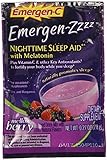 Alacer Emergen Nighttime Sleep Aid, Mellow Berry, 24 Count
