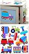 Trains, Planes & Trucks Wallies Mural Olive Kids