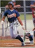 Andruw Jones Autographed/Signed Magazine Page