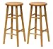 Winsome Wood S/2 Wood 29-Inch Bar Stools, Natural Finish