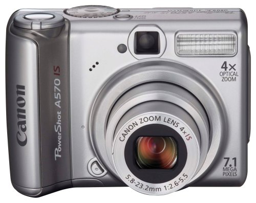 Canon PowerShot A570IS 7.1MP Digital Camera with 4x Optical Image Stabilized Zoom