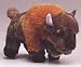 Medium Plush Bison