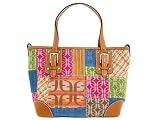 Fossil Signature Medium Satchel in Patchwork