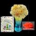 Crystal Jelly Decor colorful Beads 14gr. pkg.; Blue color (1) crystal soil rose figurine
