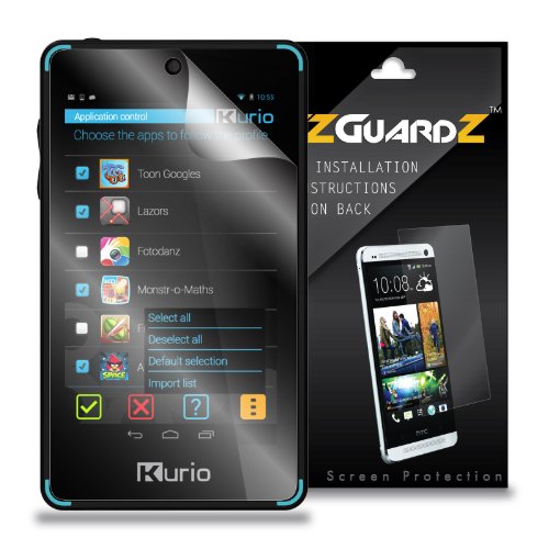 (3-Pack) EZGuardZ Kurio Touch 4S Model 96201 Tablet Screen Protector (Ultra Clear)